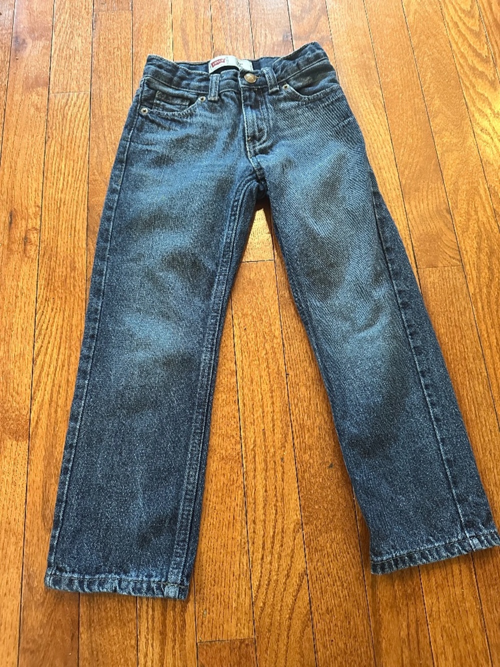 Levi's 511 Boys Dark Wash Slim Fit Jeans Size 6 Regular Classic Denim